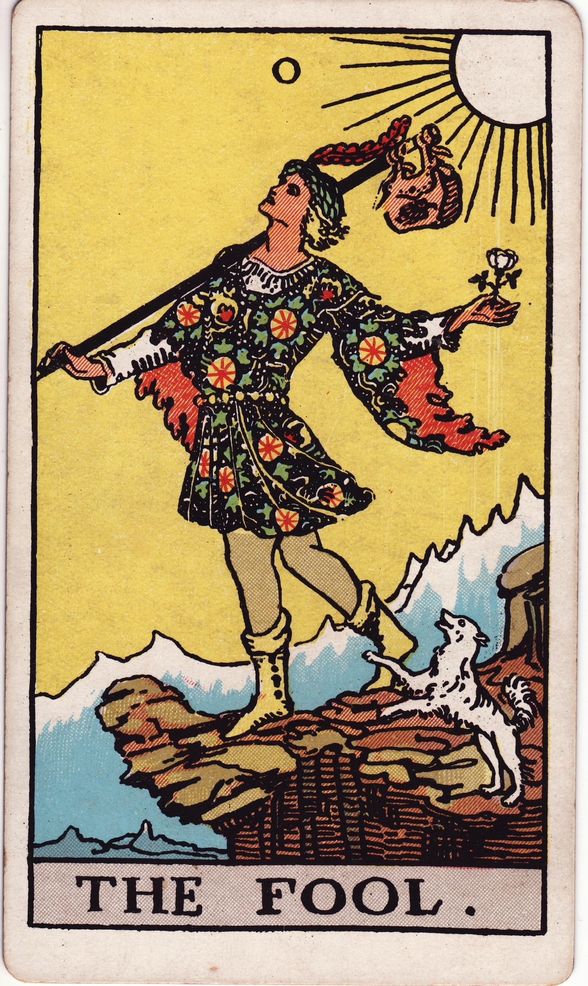 The Fool tarot card, Rider–Waite–Smith deck